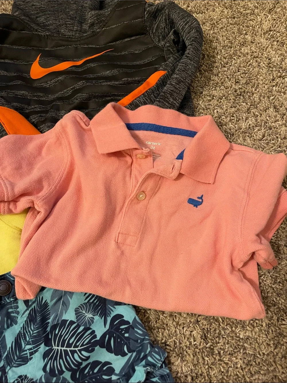 Nike, Toy Story , Carter crews and shorts 3t boys bundle